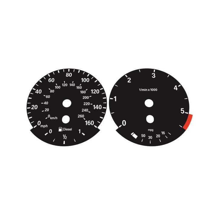 BMW E6x Diesel 520d 525d 530d 535d Pre facelift (2004-2007) Black