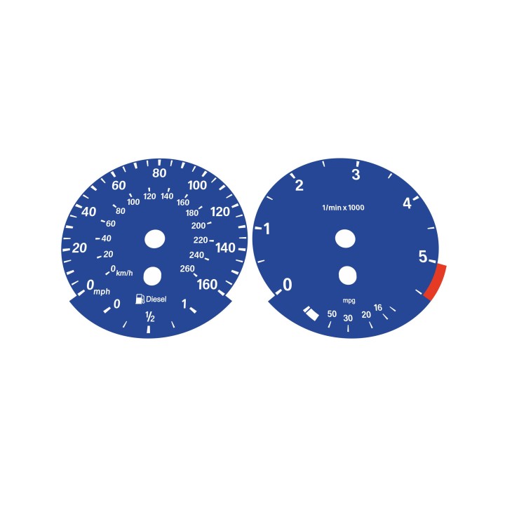 BMW E6x Diesel 520d 525d 530d 535d Pre facelift (2004-2007) Dark Blue