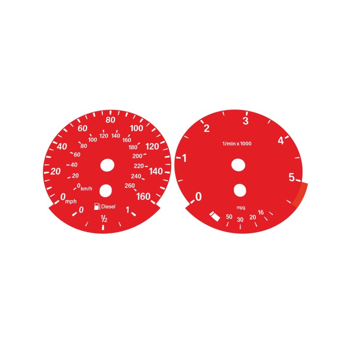 BMW E6x Diesel 520d 525d 530d 535d Pre facelift (2004-2007) Red