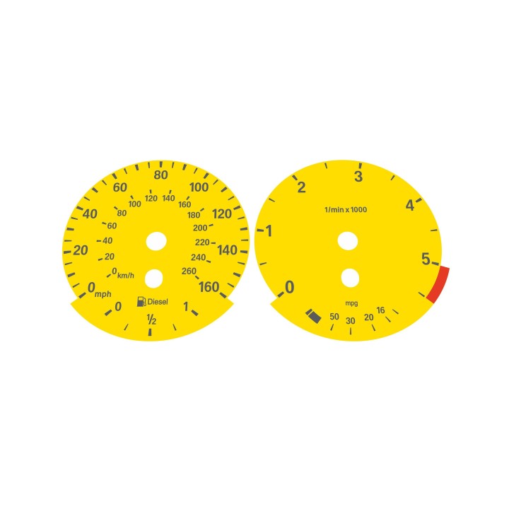 BMW E6x Diesel 520d 525d 530d 535d Pre facelift (2004-2007) Yellow
