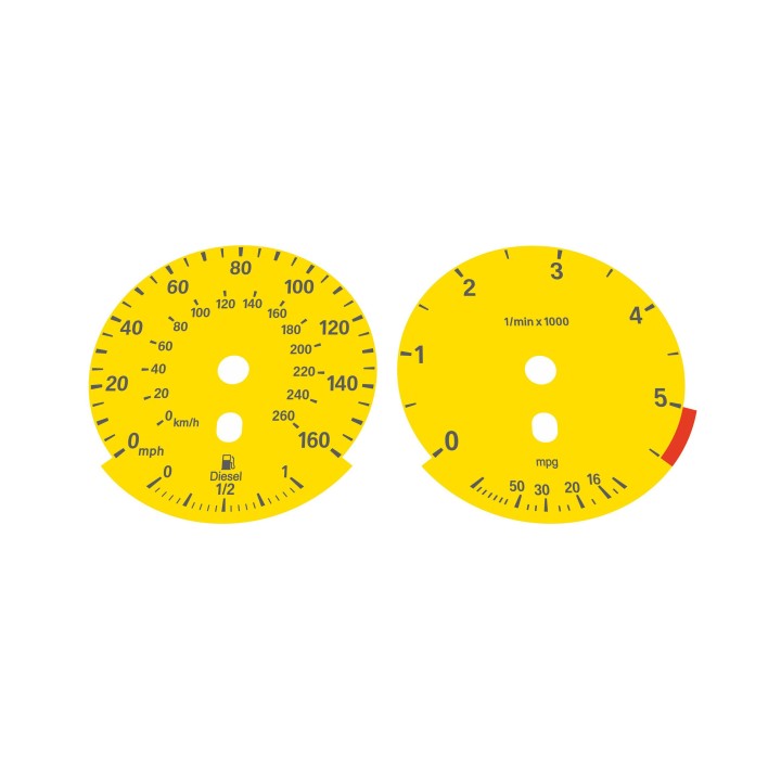 BMW E6x Diesel 520d 525d 530d 535d Facelift (2007-2010) Yellow