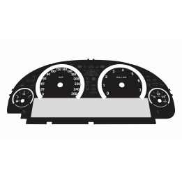 BMW F10 F12 Petrol KM/H Large Display Cluster Black