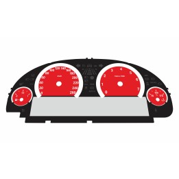 BMW F10 F12 Petrol KM/H Large Display Cluster Red