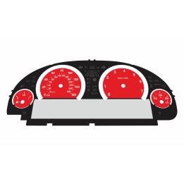 BMW F10 F12 Petrol MPH Large Display Cluster Red