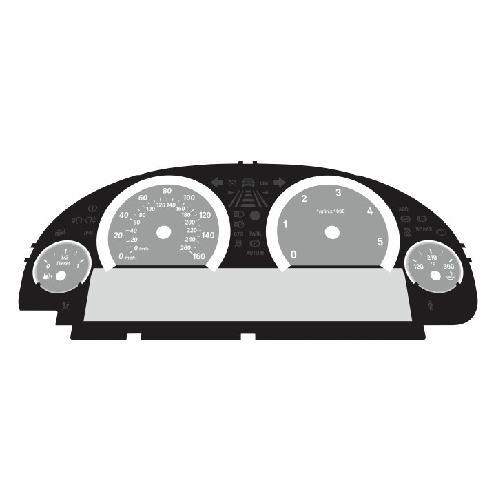 BMW F10 F12 Diesel MPH Large Display Cluster Grey