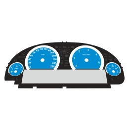 BMW F10 F12 Diesel KM/H Large Display Cluster Blue