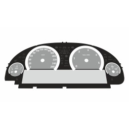 BMW F10 F12 Diesel KM/H Large Display Cluster Grey