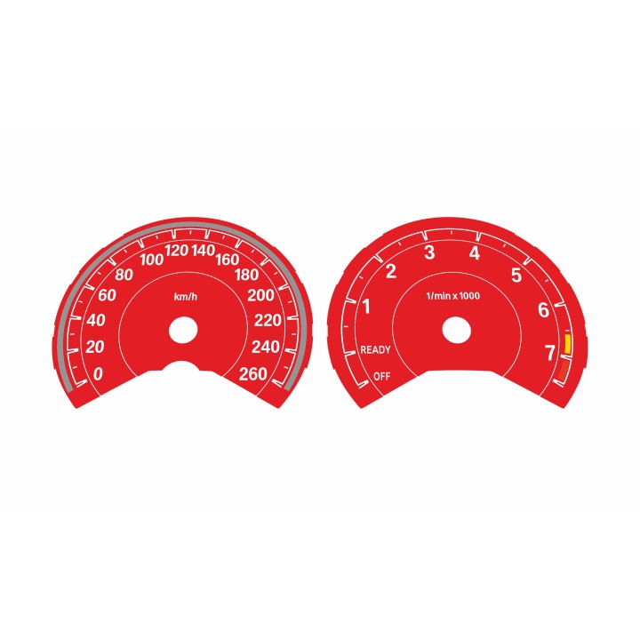 BMW F20 F22 Petrol KM/H High Spec Red