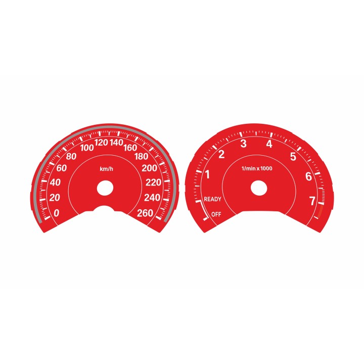 BMW F20 F22 Petrol KM/H High Spec Red