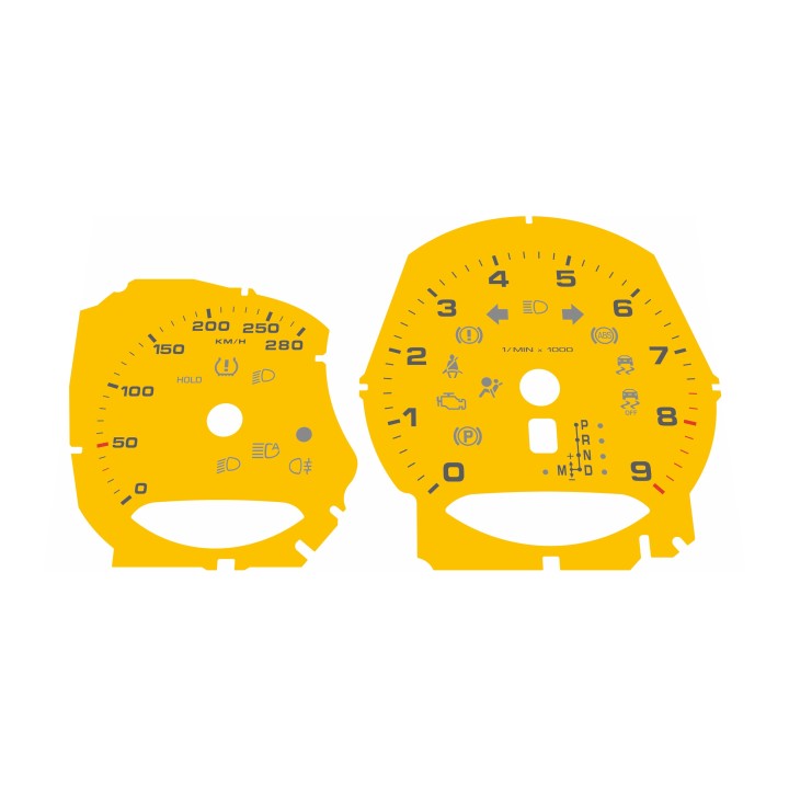 Porsche 981/981c Boxster/Cayman Yellow