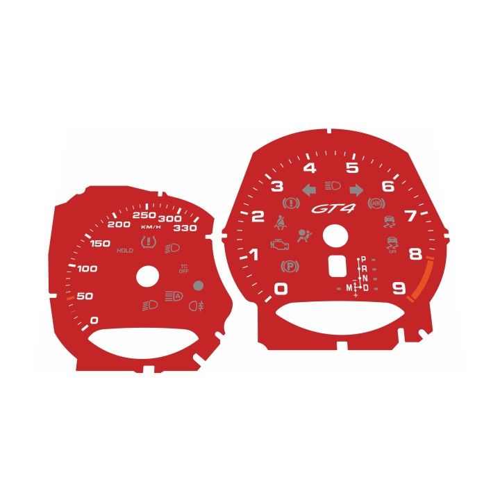 Porsche 982/718 Cayman GT4 Red