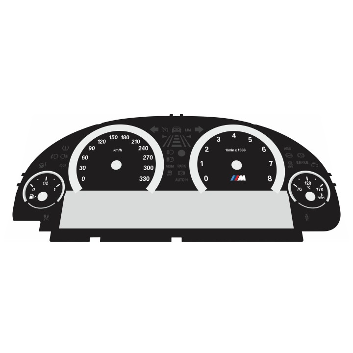 BMW F10 M5 F12 M6 Custom Gauge Faces