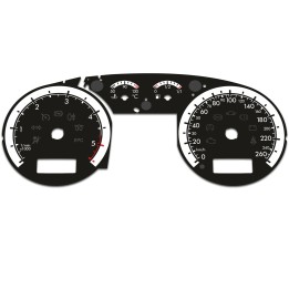 Audi RS5 MPH Black Custom Gauge Faces