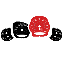 Porsche 991.1 911 GT3 Black Gauge Faces