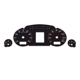 Audi A4 B6 B7 Black Gauge Faces