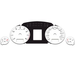 Audi A4 B6 B7 White Gauge Faces