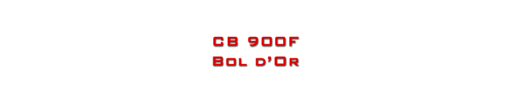 CB 900F Bol d'Or